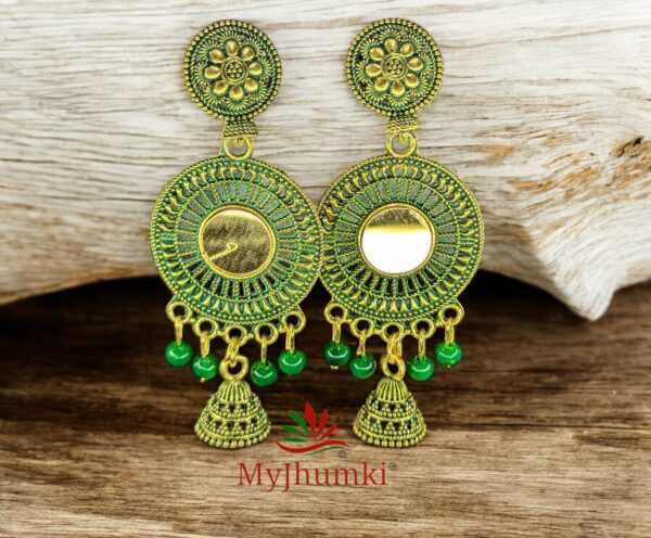 Oxidised Jhumka Earring For Women